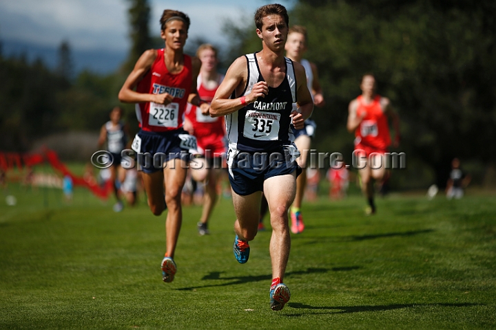 2014StanfordSeededBoys-534.JPG - Seeded boys race at the Stanford Invitational, September 27, Stanford Golf Course, Stanford, California.